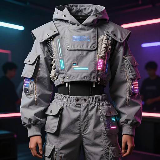 Cybernetic Fashion with Interactive LEDs