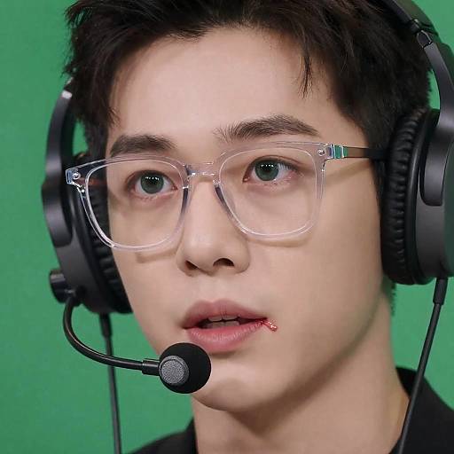 Intense Portrait of a Young Man