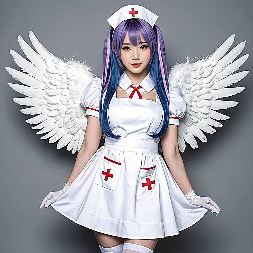 Cosplay photo of amane kanata (nurse). Costume clothes