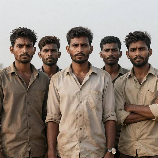 Intense Brotherhood Under Light Sky