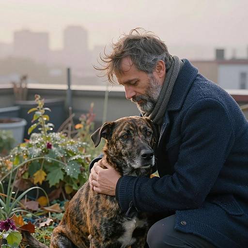 Morning Embrace in Urban Eden