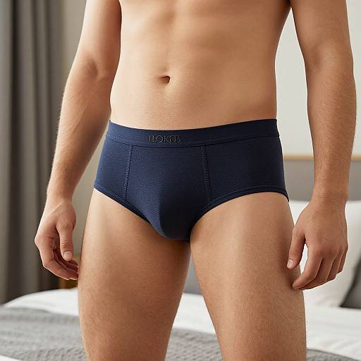 Confident Dad Bod Underwear Shoot