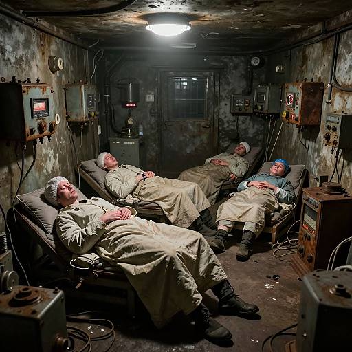 Hyper-Real Russian Sleep Experiment Scene