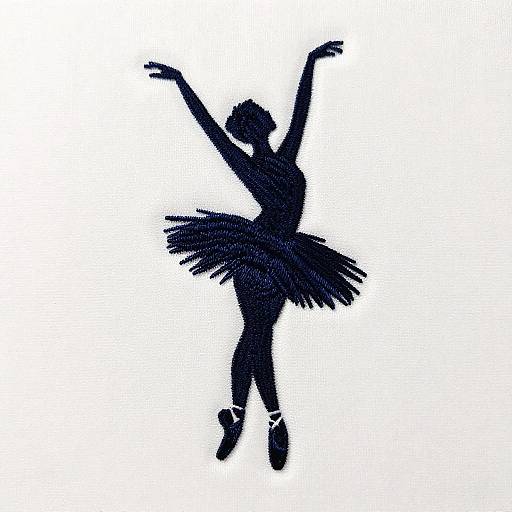 Ballerina Silhouette Dance Logo
