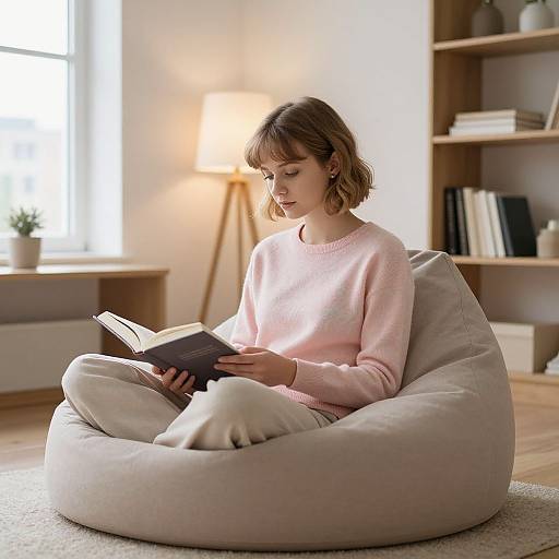Cozy Minimalist Reading Nook
