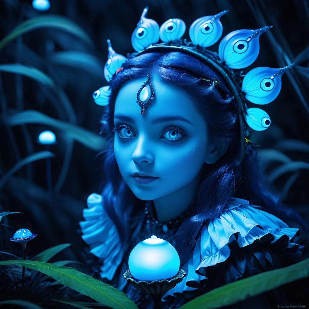 Alice in Wonderland: A Bioluminescent Adventure