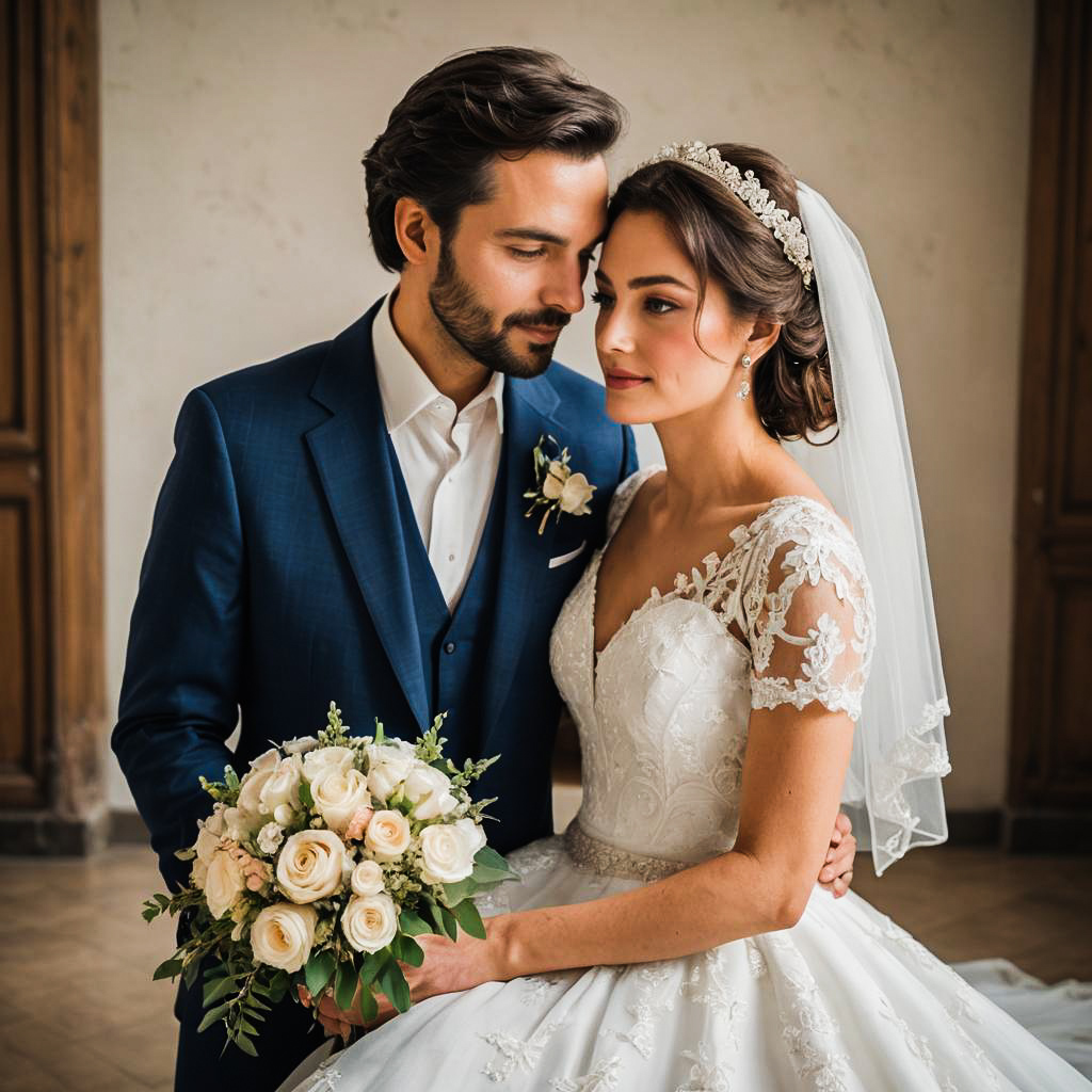 Emotional Father of the Bride Portrait