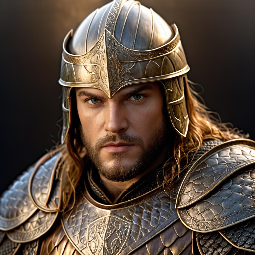 Ultra-Realistic Viking Warrior Portrait