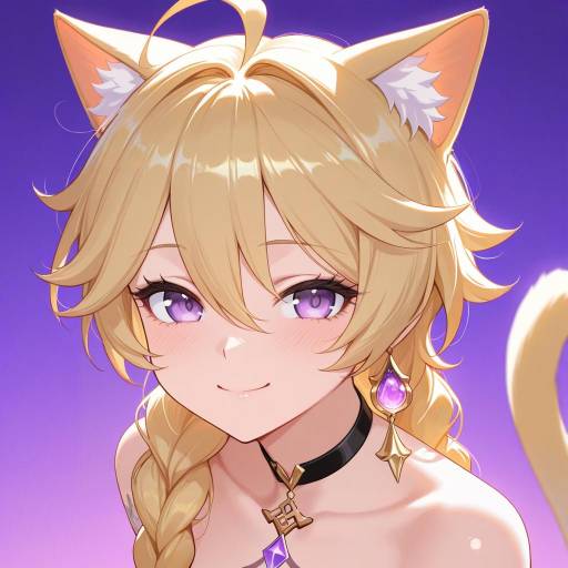 Enchanting Aether Girl in Moonlight