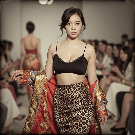 Edgy Fashion Show at Luxury Resort