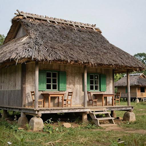 Charming Rustic Hut in Natural Light
