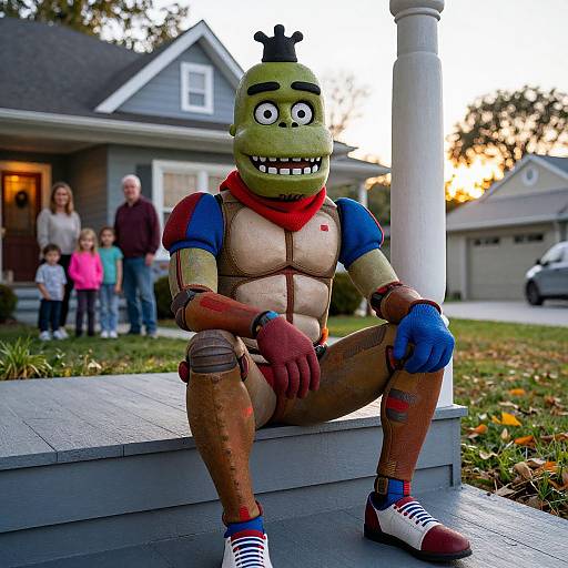 Mike Myers as Freddy Fazbear Halloween Costume