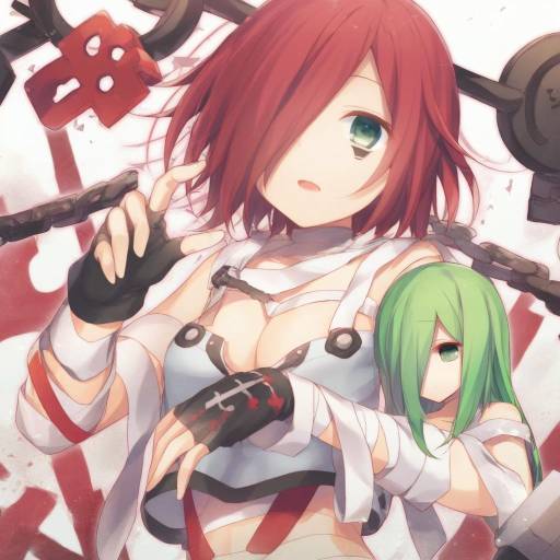 Illustration of A.b.a, guilty gear in the style of Komeshiro kasu