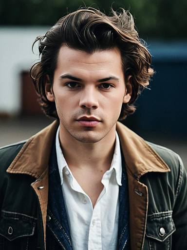 Harry Styles Inspired Realistic Outfit Portrait