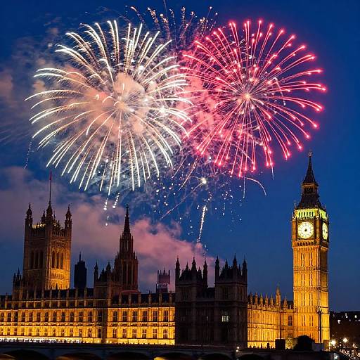 New Year's Eve Fireworks over London