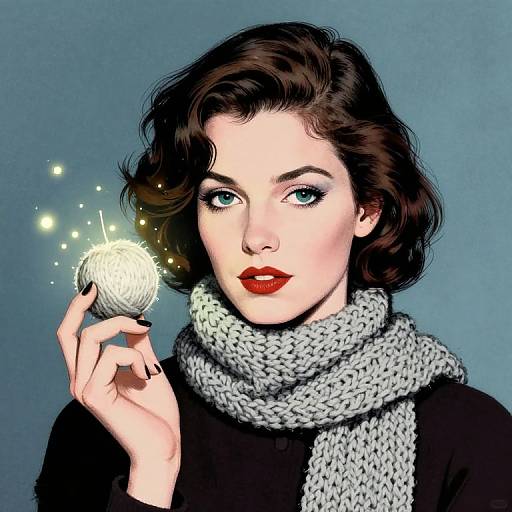 Andy Warhol Style Female Portrait