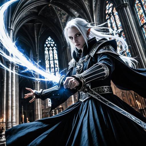 Divine Soul Sorcerer in Gothic Cathedral