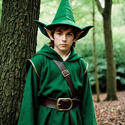 Fierce Male Elf Costume in Nature