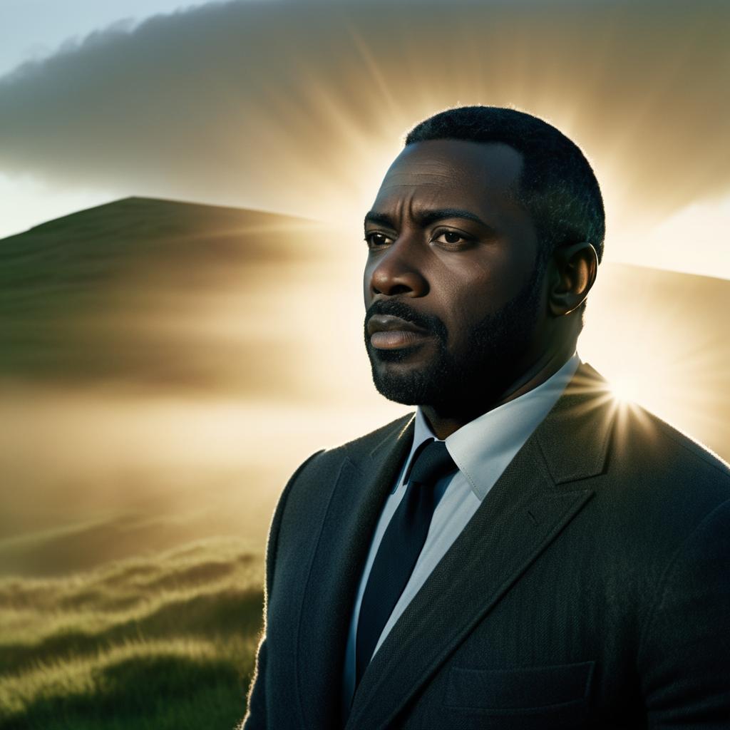 Sunrise Portrait of Idris Elba