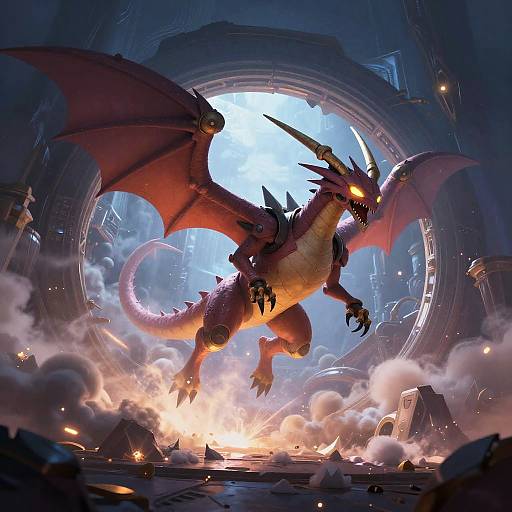 Surreal Dragapult Portal Emergence