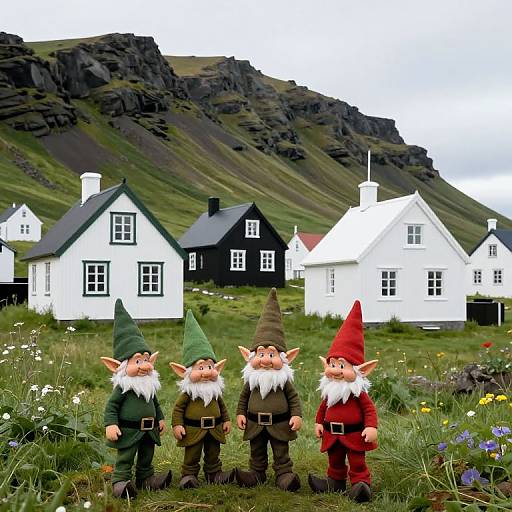 Hyper-Realistic Elf Houses in Iceland