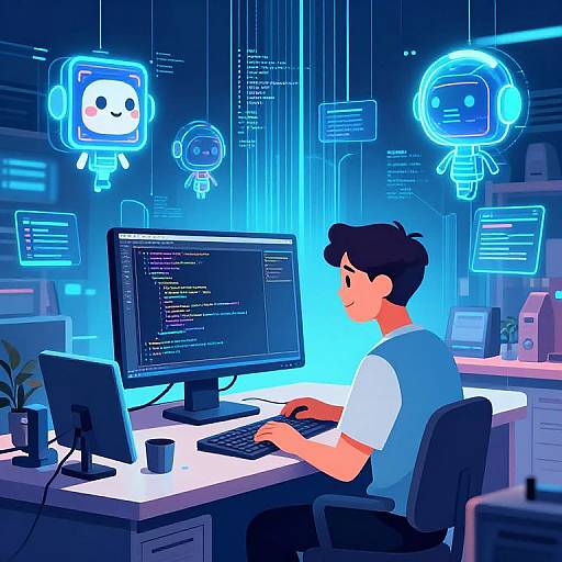Programmer Modifying AI NSFW Filter