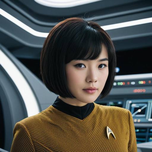 Asian Woman in Star Trek Costume