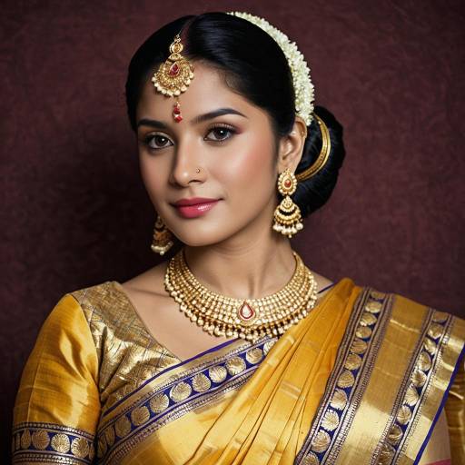 Elegant Parthal Pasi Savitri Cosplay Costume