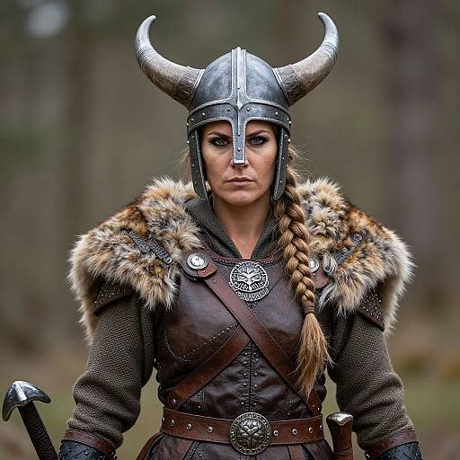 Fierce Viking Woman Warrior