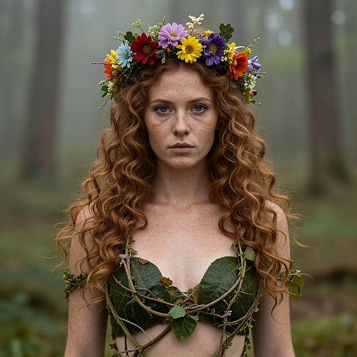Ethereal Forest Nymph Portrait