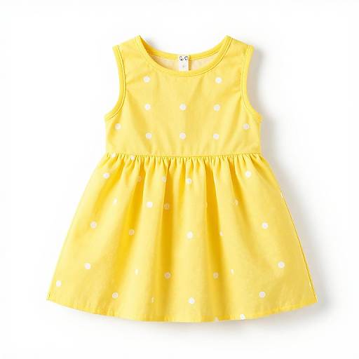 Yellow Polka Dot Infant Dress