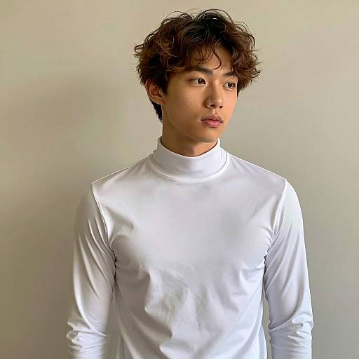 Stylish Youth Compression Shirt Portrait