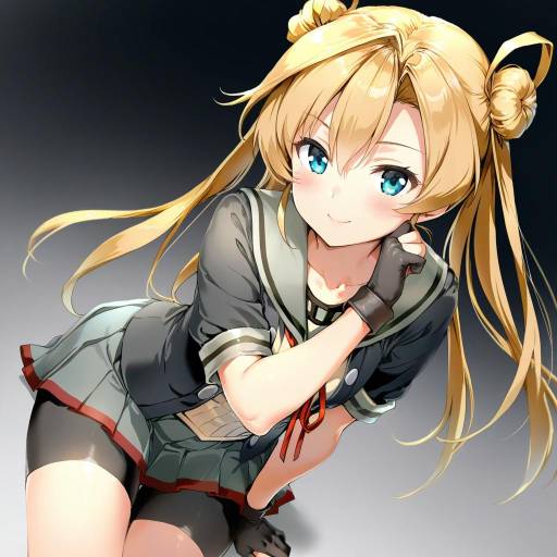 Illustration of Abukuma kai ni (kancolle), kantai collection in the style of Anmi