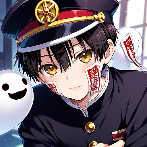 Illustration of Hanako (jibaku shounen hanako-kun), jibaku shounen hanako-kun in the style of Iizuki tasuku