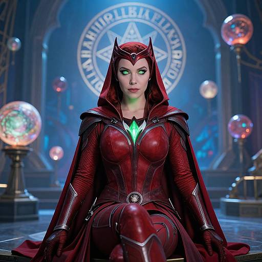 Enchanted Scarlet Witch Interior Scene