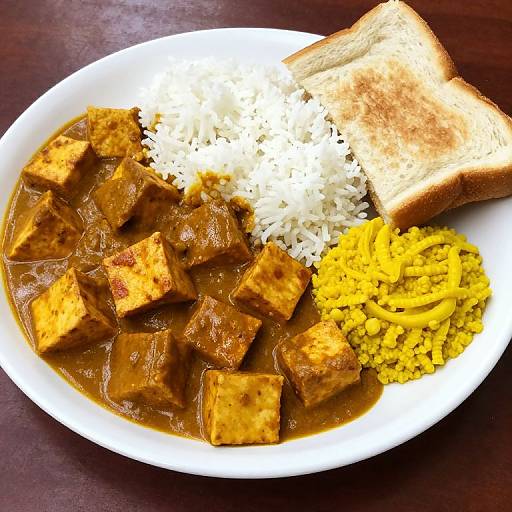 Hariprasad's Tofu Curry Meal