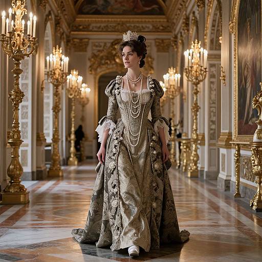 Victorian Noblewoman in Lavish Palace
