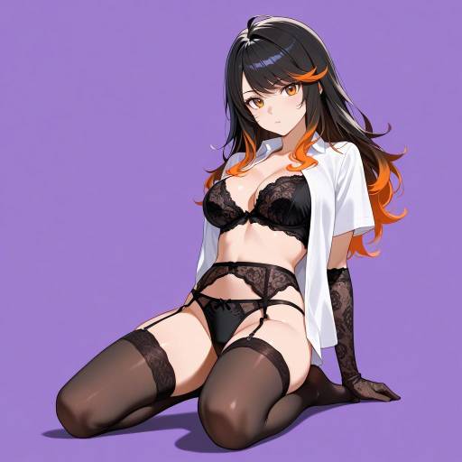 Exotic Beauty in Daring Sunset Fashion Exotic Beauty in Daring Sunset Fashion