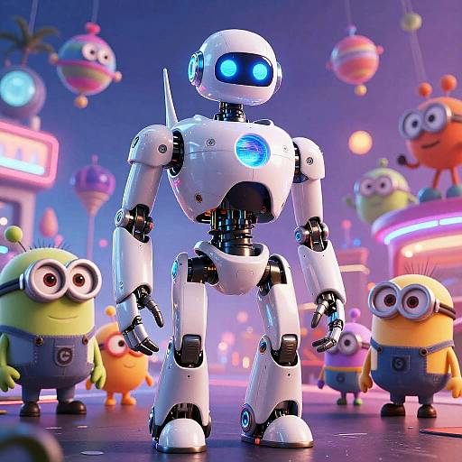 Futuristic Pixar-Style AI Poster Art