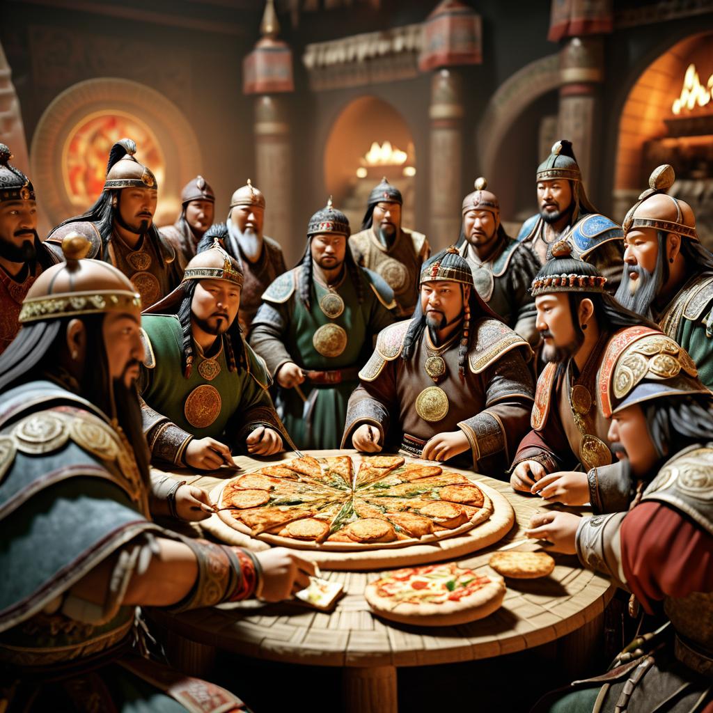 Genghis Khan Feast with Mongol Leaders