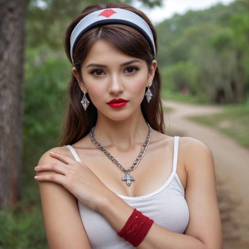 Realistic Fine Art Jewelry Parody Portrait