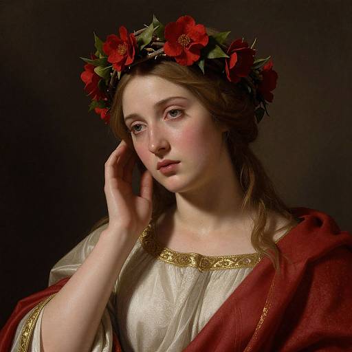 Realistic Portrait of Mary Magdalene