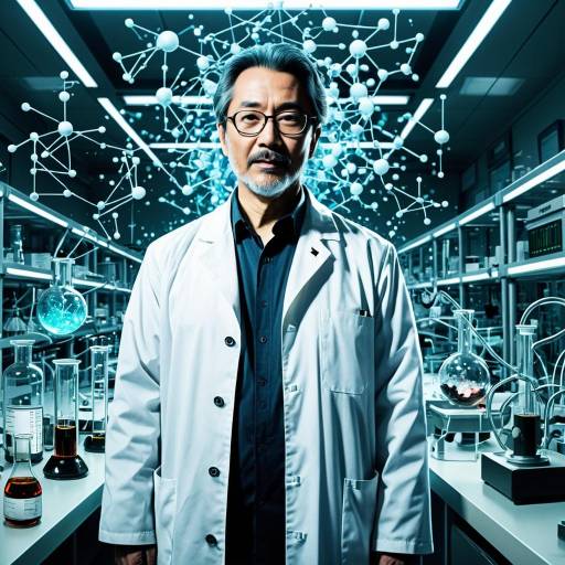 Middle-aged Scientist in High-Tech Laboratory