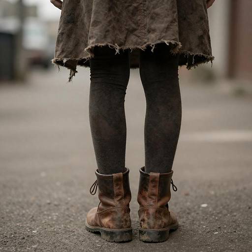 Moody Photograph of Tattered Fashion