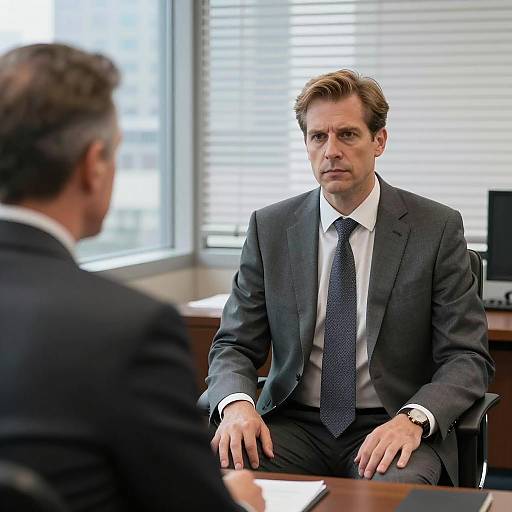 Serious Discussion in Corporate Office