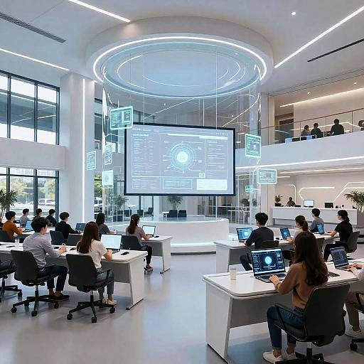 Futuristic University Lecture Hall