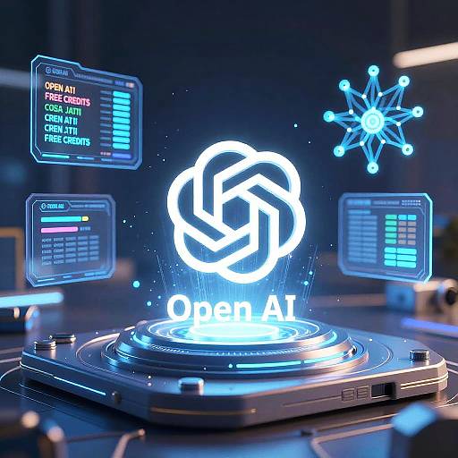 Futuristic AI Credit Control Panel