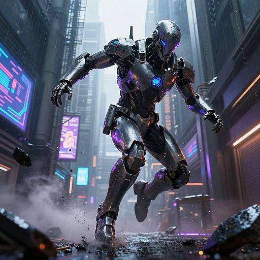 Nano-Tech Rogue Mercenary Leap