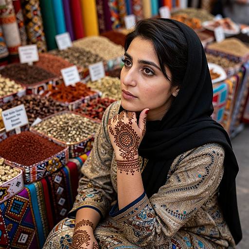 Photorealistic Middle Eastern Woman Portrait