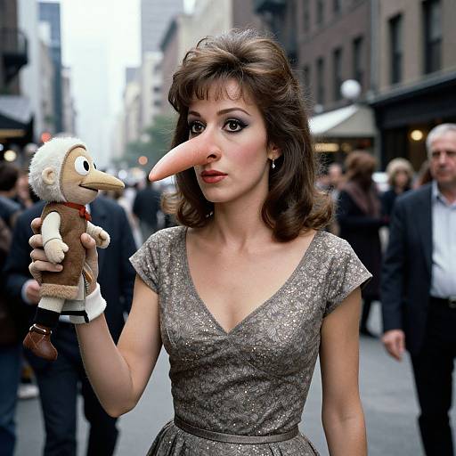 1983 Woman with Prosthetic Snout TV Show